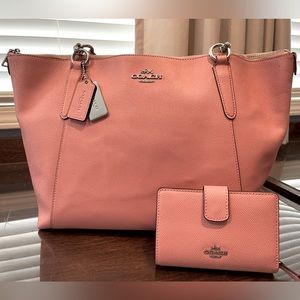 Coach Large Tote w/ Small Wallet